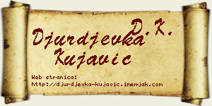 Đurđevka Kujavić vizit kartica